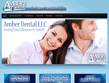 Tablet Screenshot of amber-dental.com